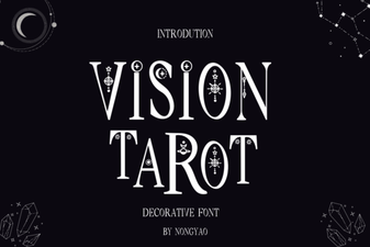 Vision Tarot Font for Creative Design Projects