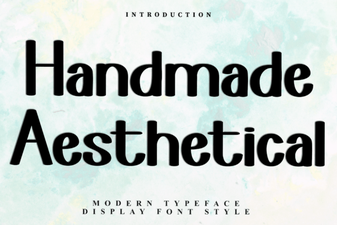 Handmade Aesthetic Font Design Ideas