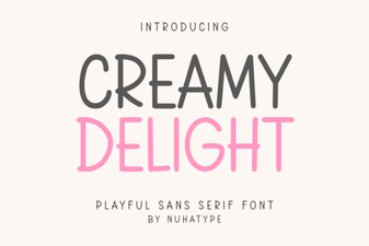 Creamy Delight Font for Elegant Design Projects