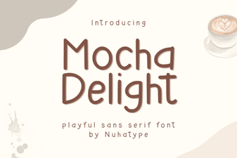 Mocha Delight Font for Creative Projects