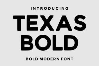 Texas Bold Font for Eye Catching Design Projects