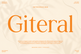 Giteral Font Design Trends and Creative Uses