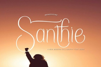 Santhie Font Design and Creative Project Ideas